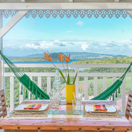 Bungalow Vanille Pacane - Vue Mer Avec Spa Prive Les Trois-Ilets Buitenkant foto