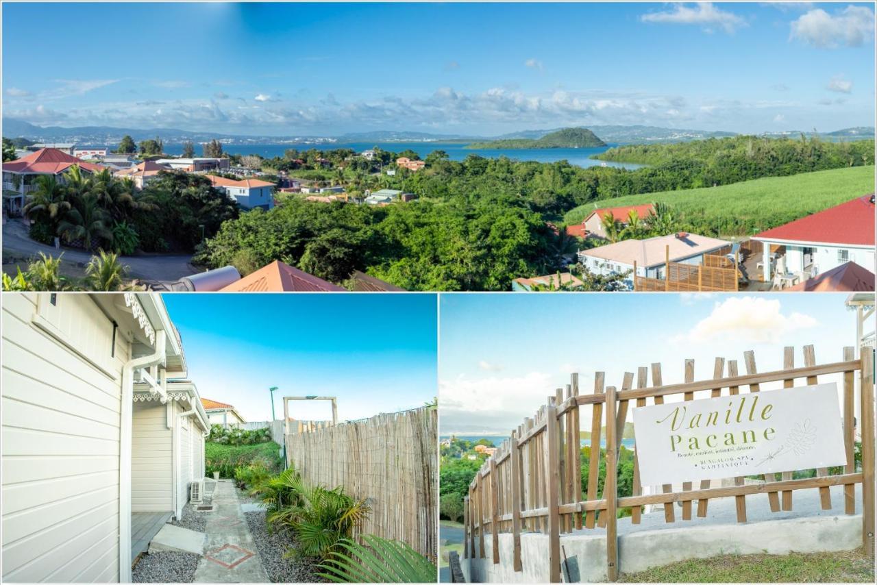 Bungalow Vanille Pacane - Vue Mer Avec Spa Prive Les Trois-Ilets Buitenkant foto