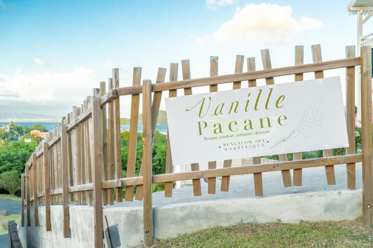 Bungalow Vanille Pacane - Vue Mer Avec Spa Prive Les Trois-Ilets Buitenkant foto