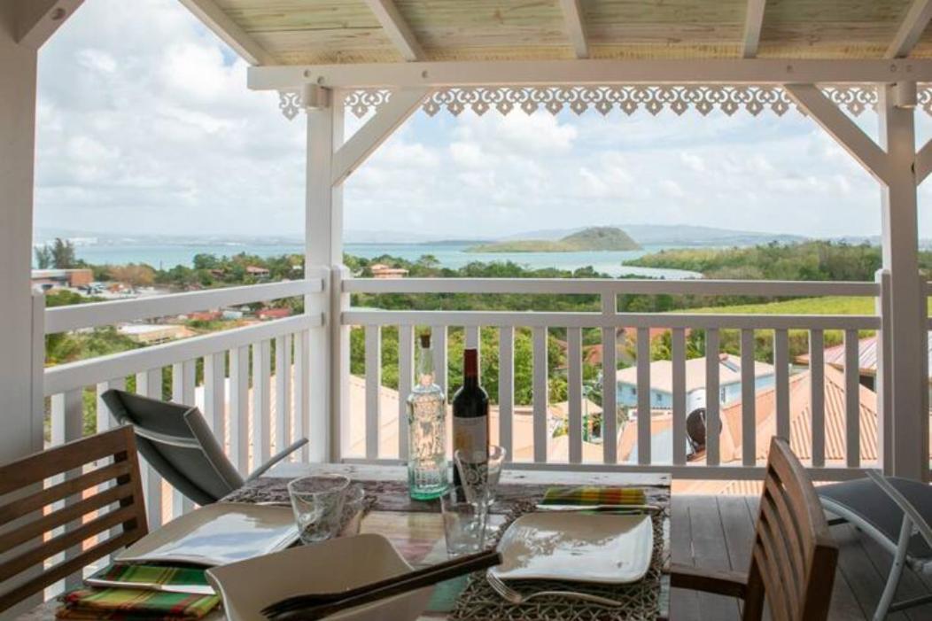 Bungalow Vanille Pacane - Vue Mer Avec Spa Prive Les Trois-Ilets Buitenkant foto