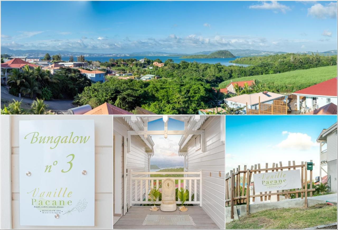 Bungalow Vanille Pacane - Vue Mer Avec Spa Prive Les Trois-Ilets Buitenkant foto